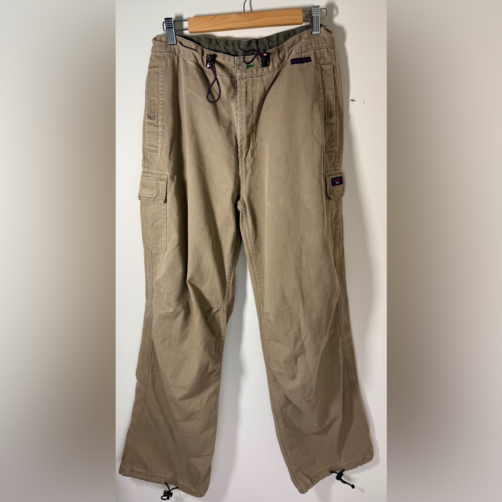 VINTAGE Y2K TOMMY HILFIGER parachute cargo PANTS